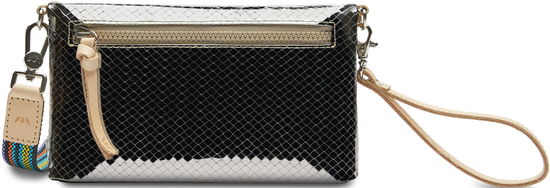 CONSUELA SILVER CROSSBODY BAG CALLED "KYLE UPTOWN CROSSBODY"