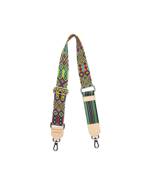小物 MADE IN USA crosspattern Vintagebandanna Boho Embroidered Guitar Strap Adjustable Vintage Woven Bass