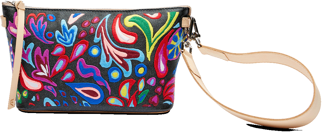 Posh Embroidered Your Way Bag