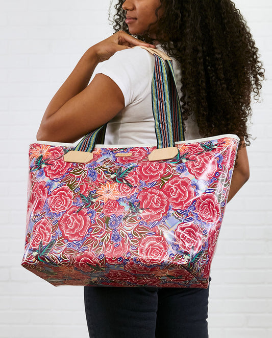 Merlot Zipper Tote